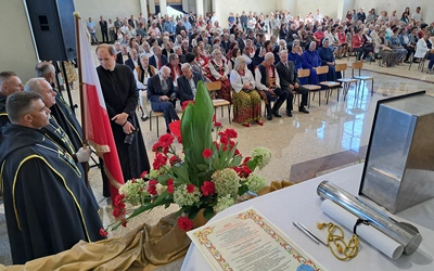 Wmurowanie kamienia węgielnego w Czarnym Potoku