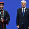 Kard. George Jacob Koovakad i prezydent Kazachstanu Kasym-Żomart Tokajew