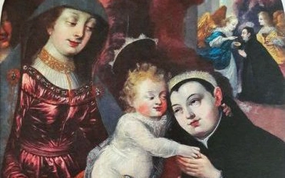 „Matka Boża z Dzieciątkiem i św. Stanisławem Kostką” na płótnie z XVII wieku