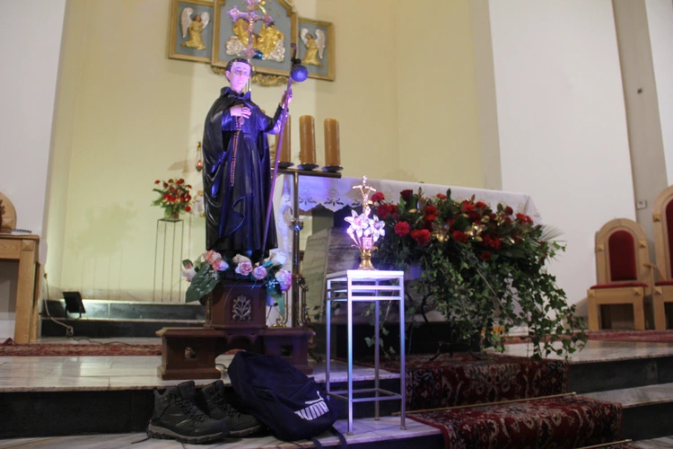 Żyraków. Ze św. Stanisławem Kostką