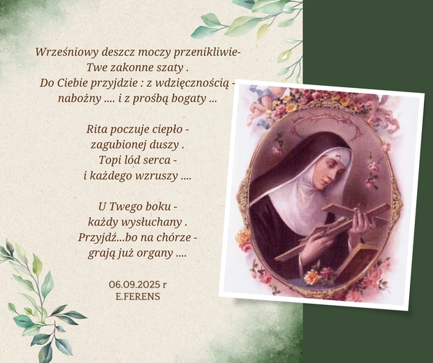 Spotkanie ze św. Ritą w Nieświniu