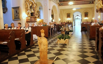 Nabożeństwo w toszeckim kościele