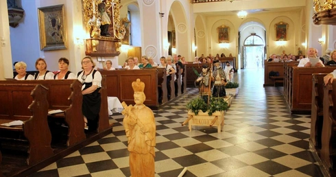 Nabożeństwo w toszeckim kościele