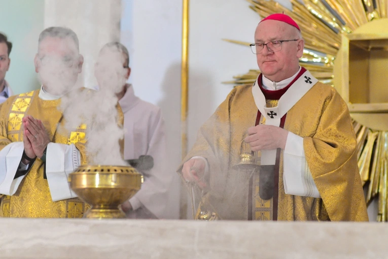 Ostróda. Poświęcenia kościoła Świętych Hiacynty i Franciszka