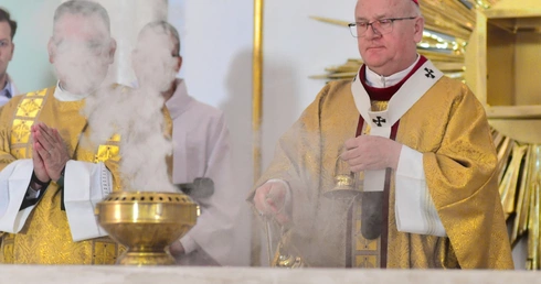 Ostróda. Poświęcenia kościoła Świętych Hiacynty i Franciszka