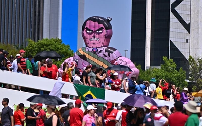 Brazylijczycy protestujący przeciwko spodziewanej amnestii dla polityków