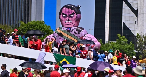 Brazylijczycy protestujący przeciwko spodziewanej amnestii dla polityków