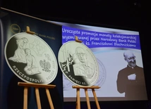 Katowicka prezentacja monety z ks. Blachnickim