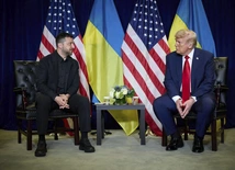Doland Trump spotkał się z Wołodymyrem Zełeńskim
