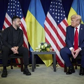 Doland Trump spotkał się z Wołodymyrem Zełeńskim