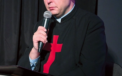 O. Ireneusz Sajewicz MI odnosił duchowość św. Kamila do obecnej opieki medycznej. 