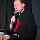 O. Ireneusz Sajewicz MI odnosił duchowość św. Kamila do obecnej opieki medycznej. 