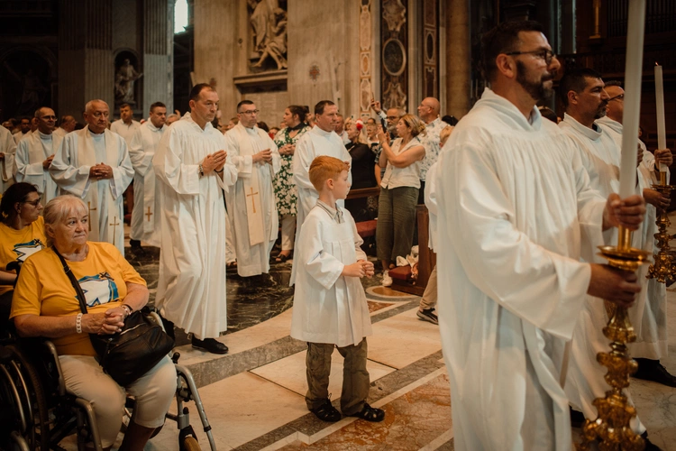 Eucharystia w bazylice św. Piotra