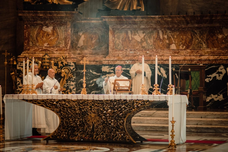 Eucharystia w bazylice św. Piotra