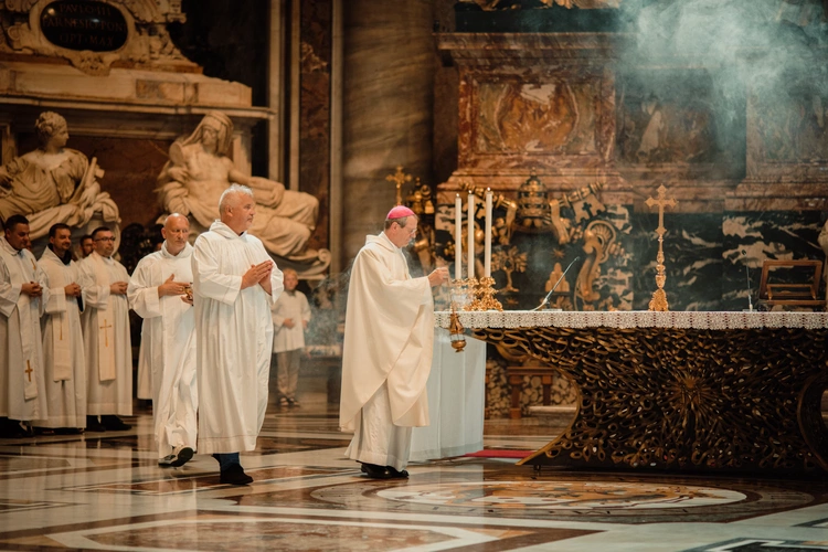 Eucharystia w bazylice św. Piotra