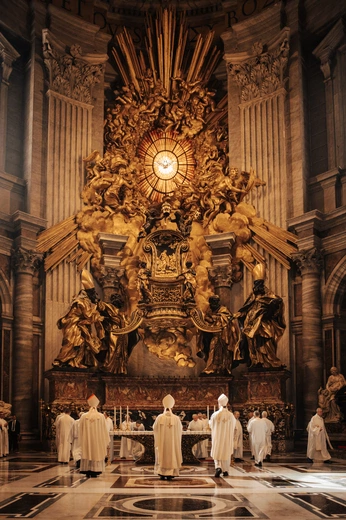 Eucharystia w bazylice św. Piotra