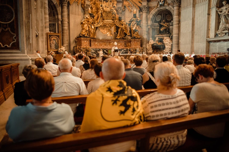 Eucharystia w bazylice św. Piotra