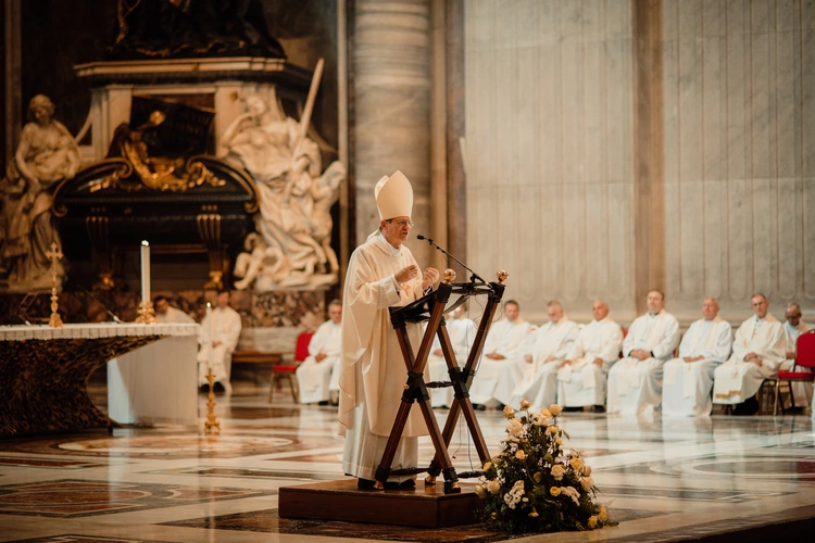 Eucharystia w bazylice św. Piotra