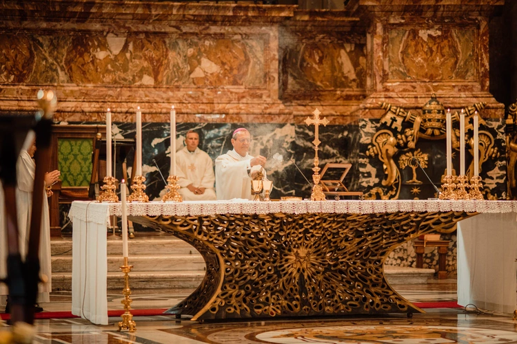 Eucharystia w bazylice św. Piotra