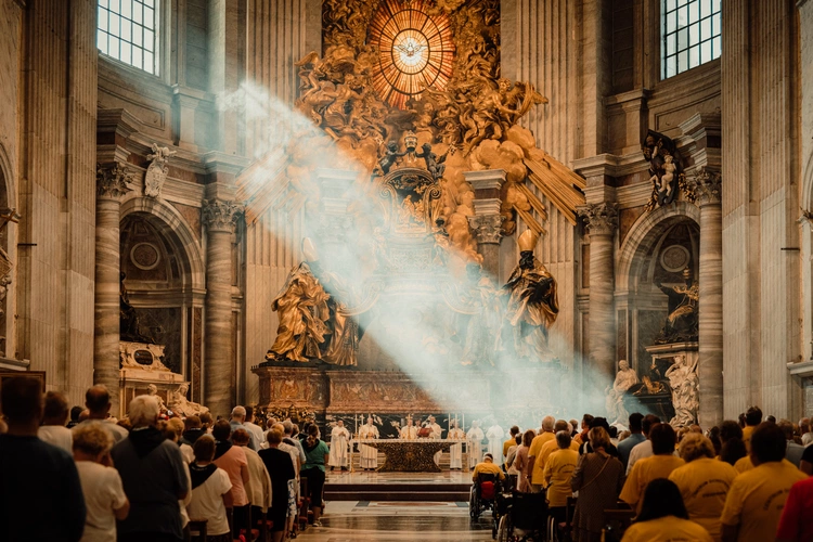 Eucharystia w bazylice św. Piotra
