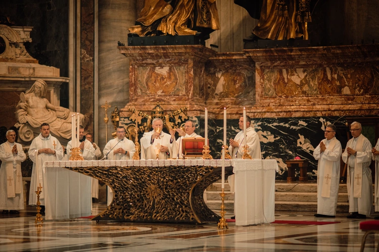 Eucharystia w bazylice św. Piotra