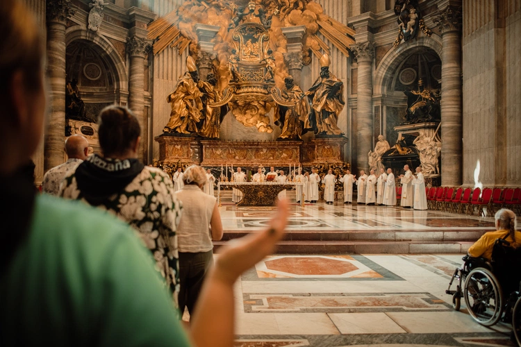 Eucharystia w bazylice św. Piotra