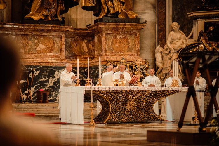 Eucharystia w bazylice św. Piotra