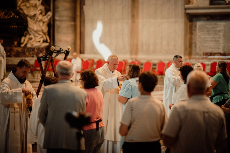 Eucharystia w bazylice św. Piotra