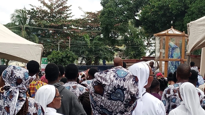 Nigeryjscy katolicy w Lagos świętują dzień narodzinDziewicy Maryi