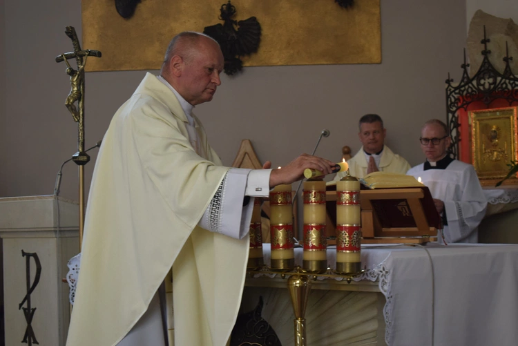 Poświęcenie kościoła w Cyganach