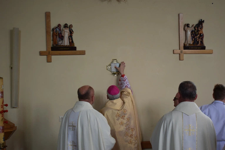 Poświęcenie kościoła w Cyganach