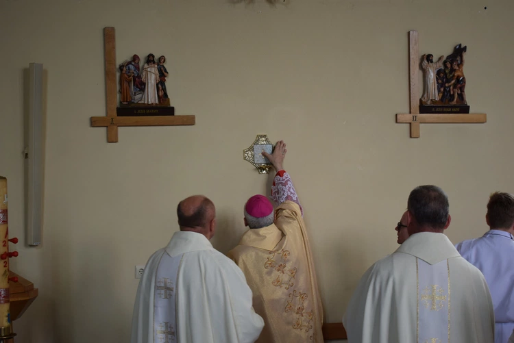 Poświęcenie kościoła w Cyganach