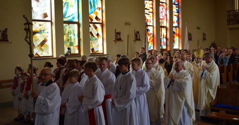 Poświęcenie kościoła w Cyganach