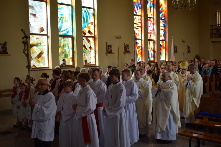 Poświęcenie kościoła w Cyganach