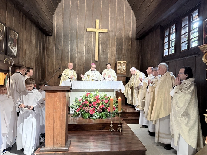 Poświęcenie odnowionego kościoła św. Michała