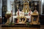 Eucharystii przewodniczył bp Andrzej F. Dziuba. Wraz z nim modlili się księża, którzy wędrowali w gronie nauczycieli i katechetów.