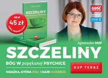 Agnieszka Huf: Szczeliny. Bóg w popękanej psychice [książka w sklep.gosc.pl]