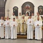 Katowice. Spotkanie abp. Andrzeja Przybylskiego z klerykami WŚSD 