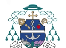 Herb biskupa katowickiego Augusta Hlonda SDB.