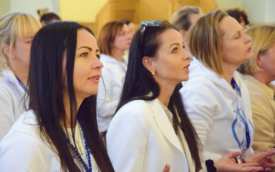 Modlitwa uczestniczek  do Ducha Świętego. 