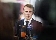 Prezydent Emmanuel Macron 