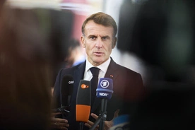 Prezydent Emmanuel Macron 