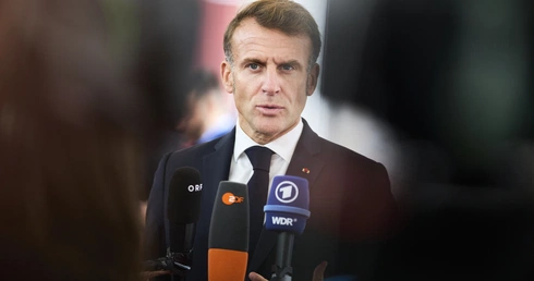 Prezydent Emmanuel Macron 
