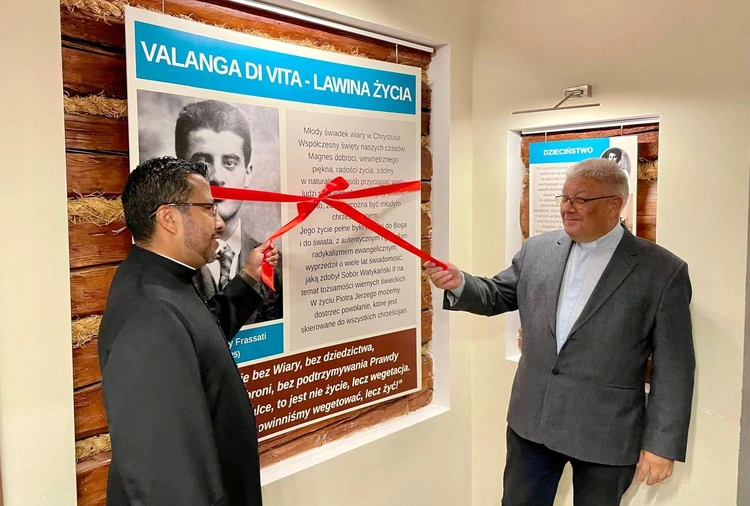 Krynica-Zdrój. Otwarcie wystawy o św. Piotrze Jerzym Frassatim