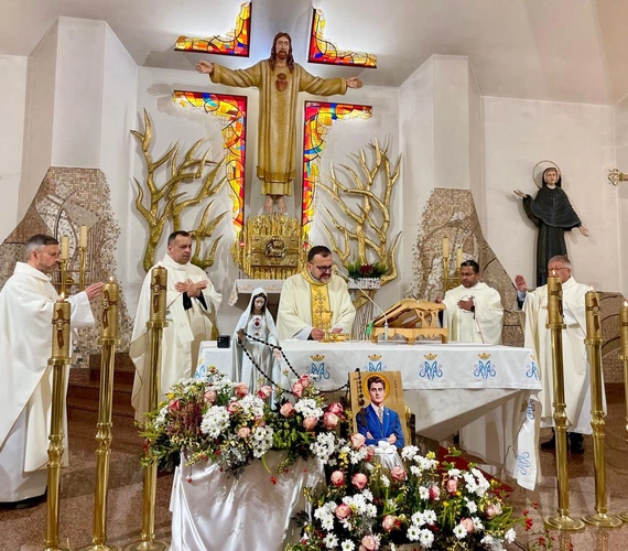 Krynica-Zdrój. Otwarcie wystawy o św. Piotrze Jerzym Frassatim