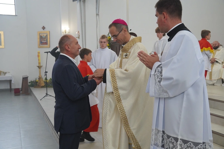 Powięcenie kościoła pw. św. Faustyny w Górze