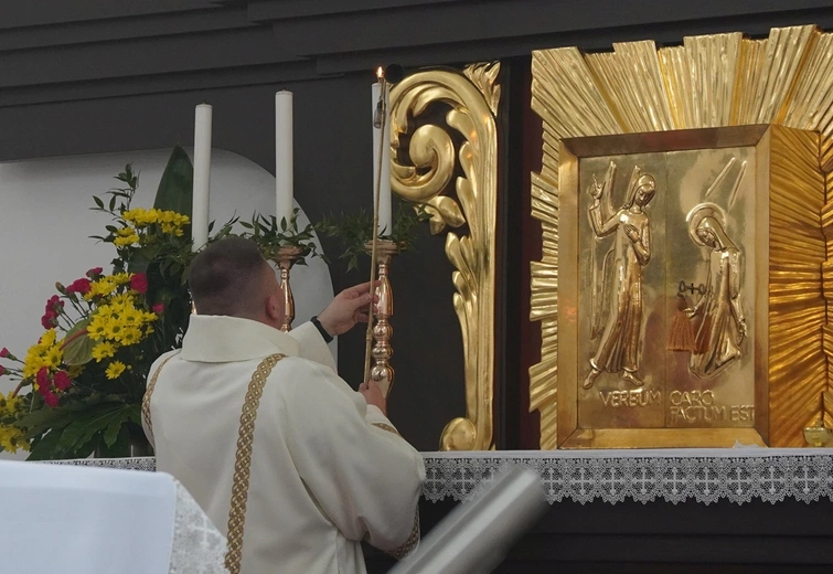 Powięcenie kościoła pw. św. Faustyny w Górze