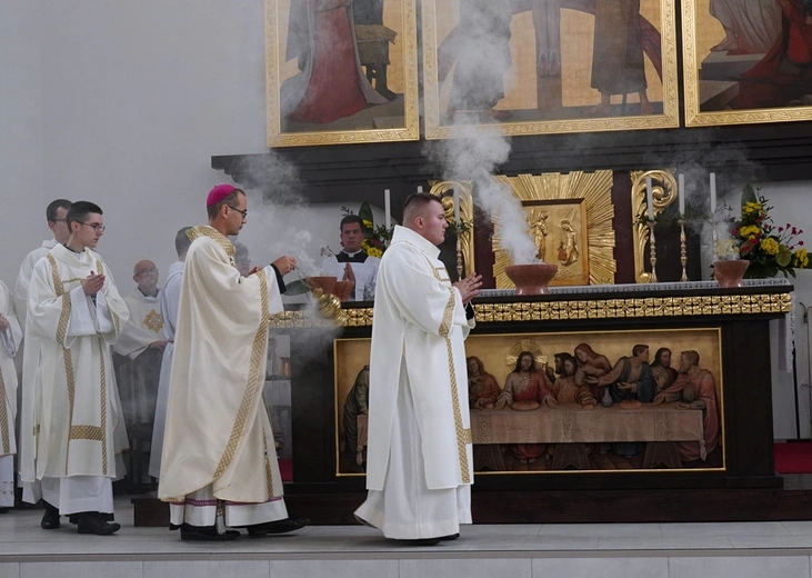 Powięcenie kościoła pw. św. Faustyny w Górze