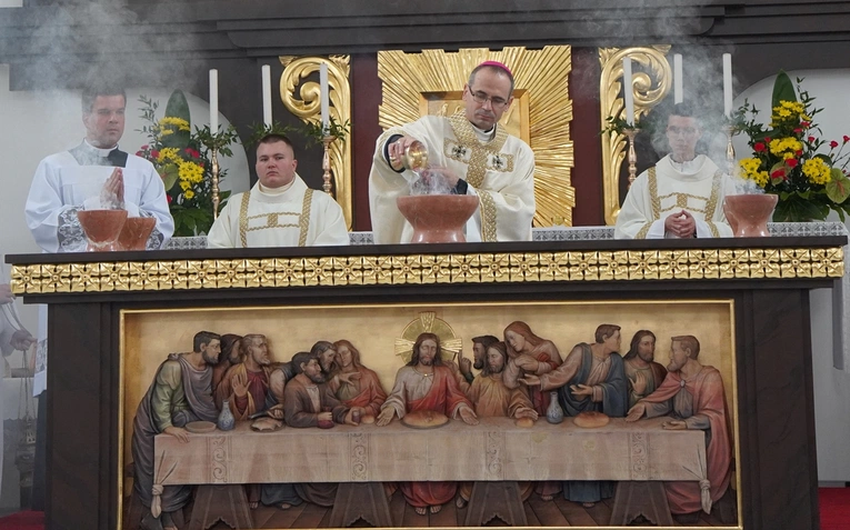 Powięcenie kościoła pw. św. Faustyny w Górze