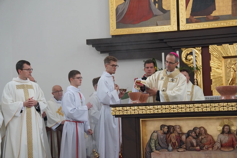 Powięcenie kościoła pw. św. Faustyny w Górze